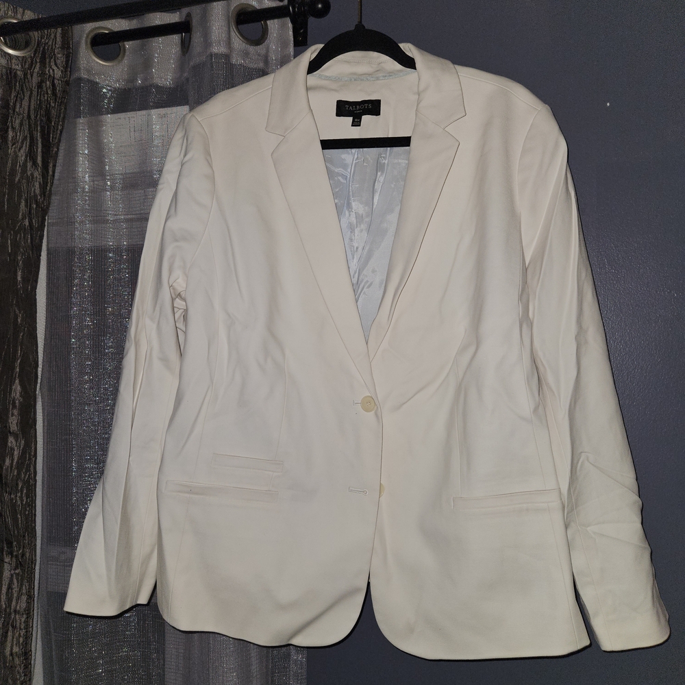 Classic White Blazer
